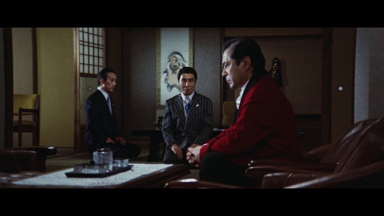 Screen capture from The Japanese Godfather Trilogy