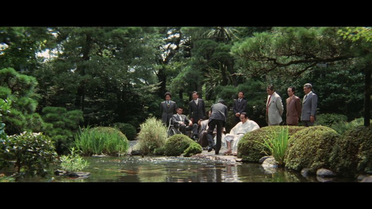 Screen capture from The Japanese Godfather Trilogy