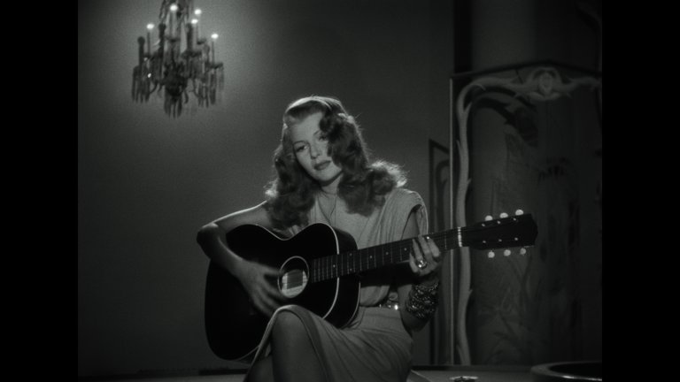 Screen capture from Gilda