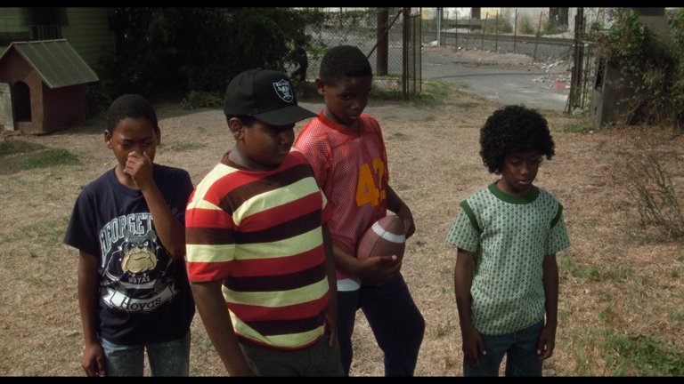 Screen capture from John Singleton's Hood Trilogy