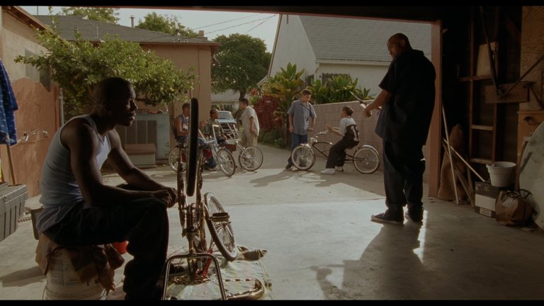 Screen capture from John Singleton's Hood Trilogy