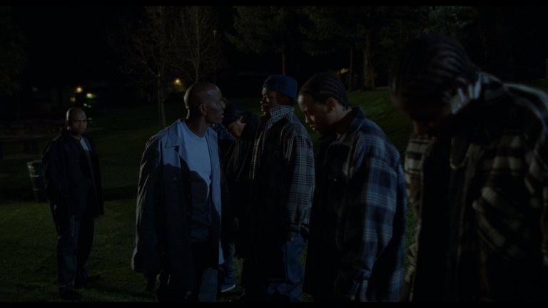 Screen capture from John Singleton's Hood Trilogy