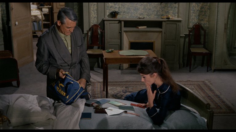 Screen capture from Charade