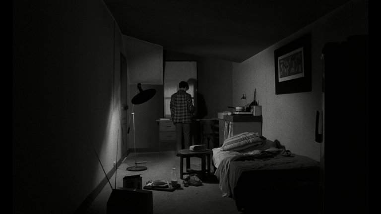 Screen capture from Three Films by Leos Carax