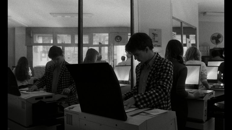 Screen capture from Three Films by Leos Carax