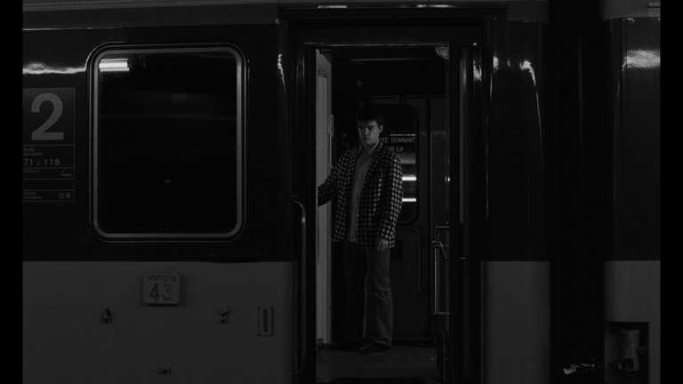 Screen capture from Three Films by Leos Carax