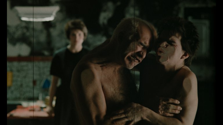 Screen capture from Three Films by Leos Carax