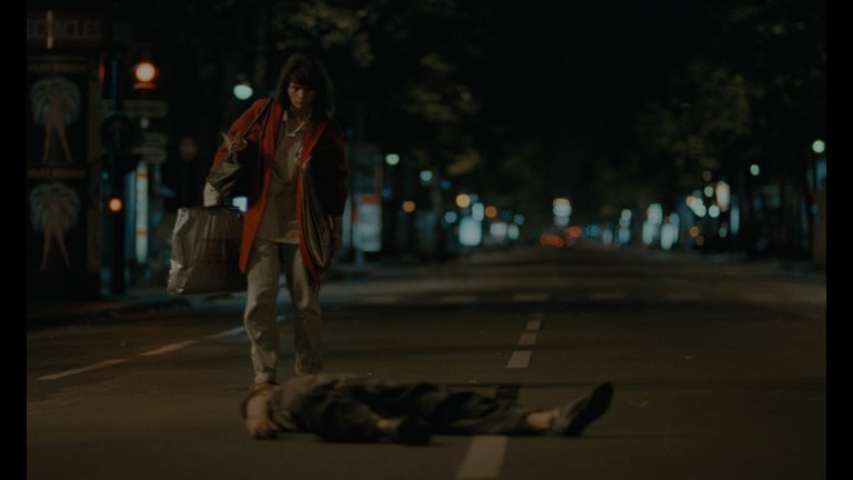 Screen capture from Three Films by Leos Carax