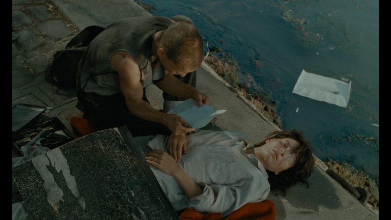 Screen capture from Three Films by Leos Carax