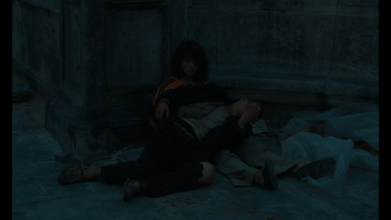 Screen capture from Three Films by Leos Carax