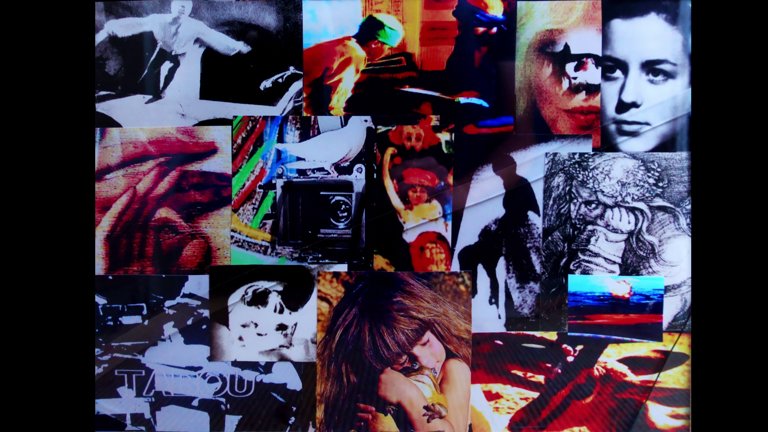 Screen capture from Histoire(s) du cinéma and other works