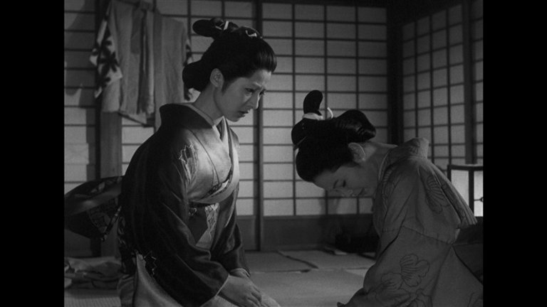 Screen capture from A Story from Chikamatsu