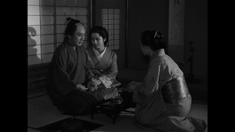 Screen capture from A Story from Chikamatsu