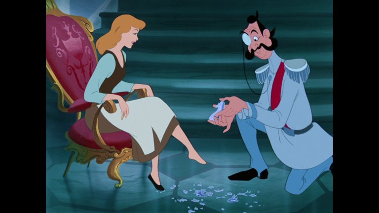 Screen capture from Cinderella