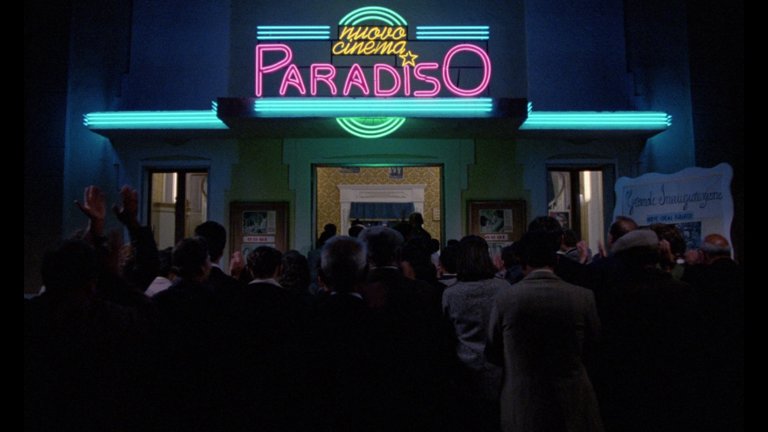 Screen capture from Cinema Paradiso