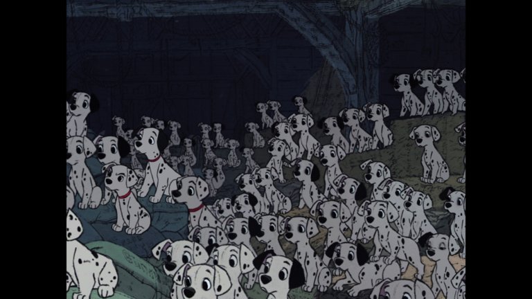 Screen capture from 101 Dalmations