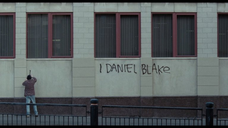 Screen capture from I, Daniel Blake