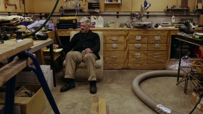 Screen capture from David Lynch: The Art Life