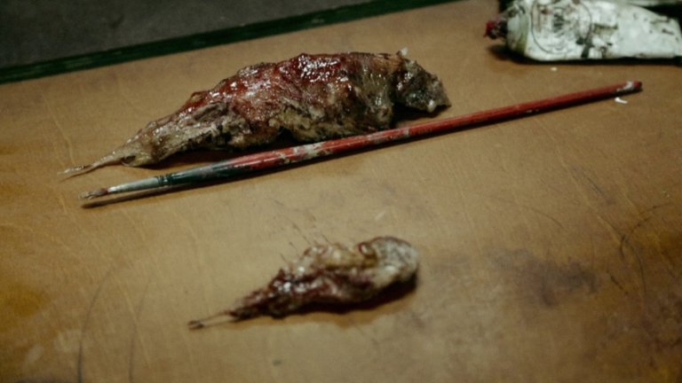 Screen capture from David Lynch: The Art Life