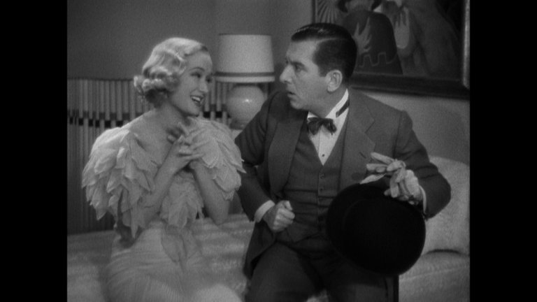 Screen capture from Design for Living