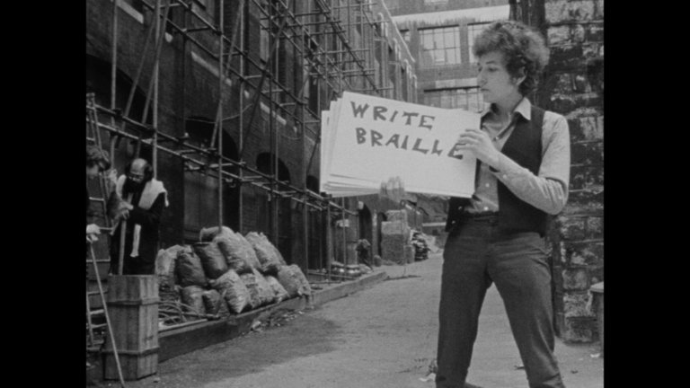 Screen capture from Dont Look Back