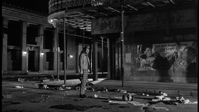 Screen capture from Down by Law
