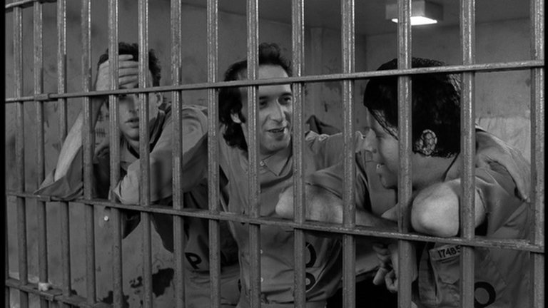 Screen capture from Down by Law