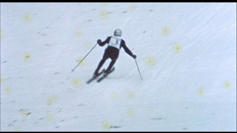 Screen capture from Downhill Racer