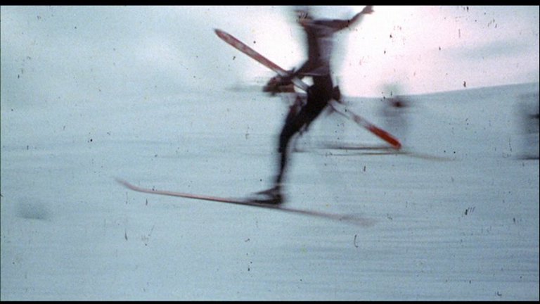 Screen capture from Downhill Racer