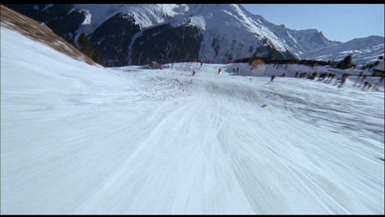 Screen capture from Downhill Racer