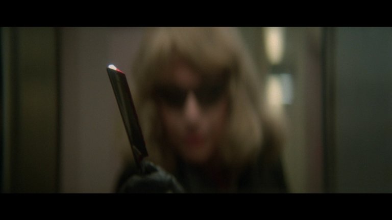 Screen capture from Dressed to Kill