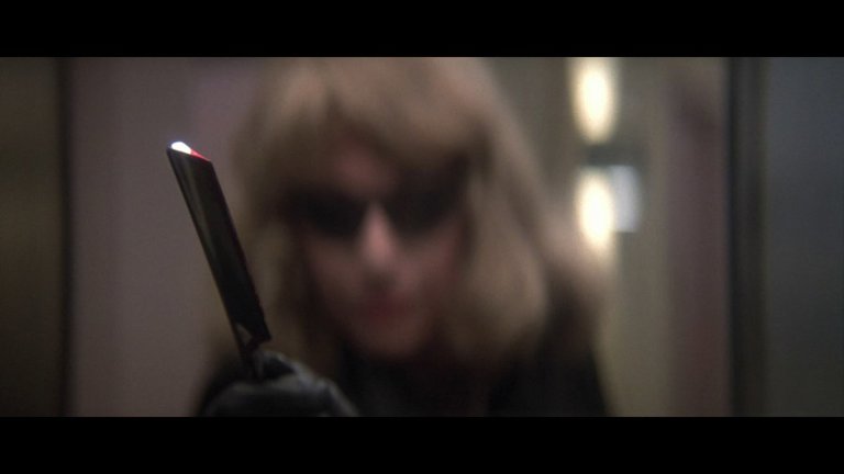 Screen capture from Dressed to Kill