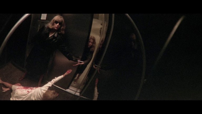 Screen capture from Dressed to Kill