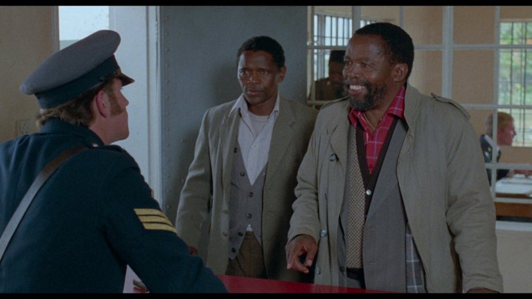 Screen capture from A Dry White Season