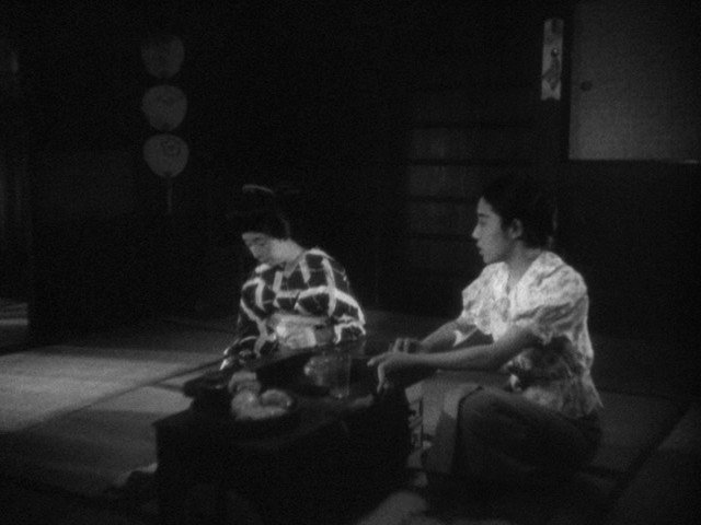 Screen capture from Kenji Mizoguchi's Fallen Women