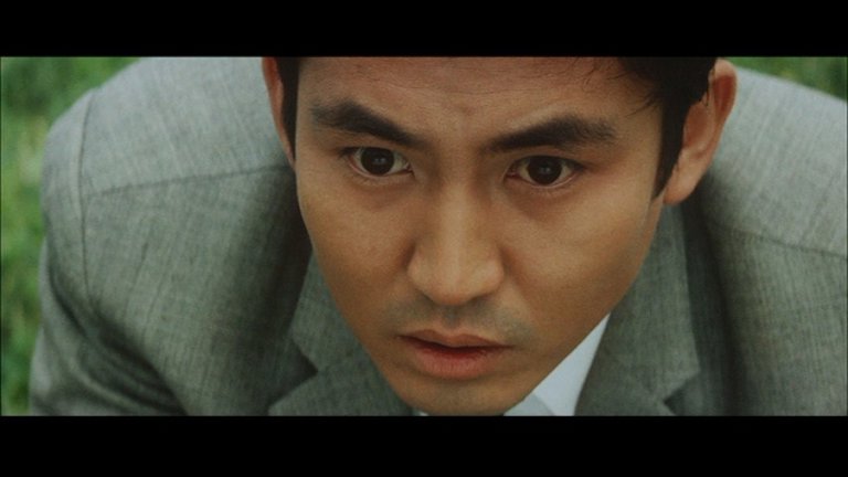 Screen capture from Oshima's Outlaw Sixties