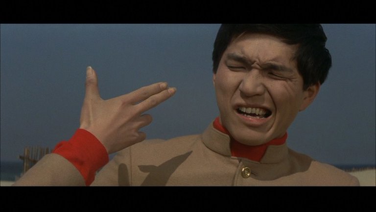 Screen capture from Oshima's Outlaw Sixties