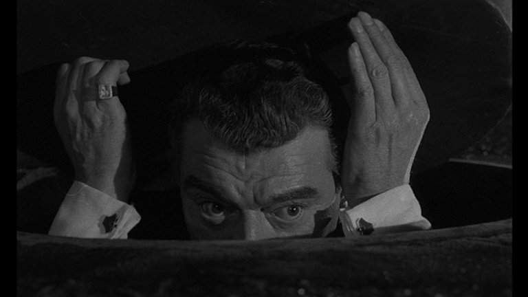 Screen capture from Basil Dearden’s London Underground