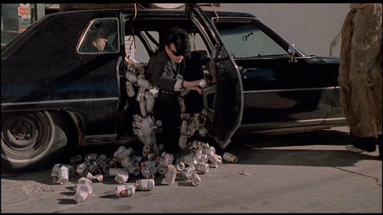 Screen capture from Aki Kaurismäki’s Leningrad Cowboys