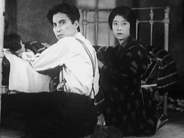 Screen capture from Silent Ozu—Three Crime Dramas
