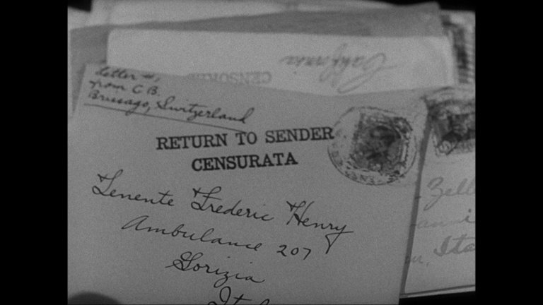 Screen capture from A Farewell to Arms