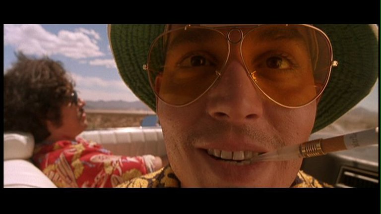 Screen capture from Fear and Loathing in Las Vegas