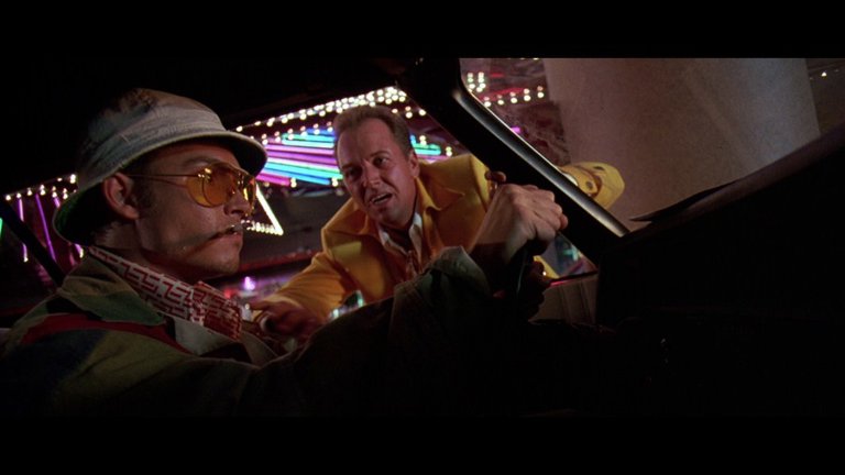 Screen capture from Fear and Loathing in Las Vegas