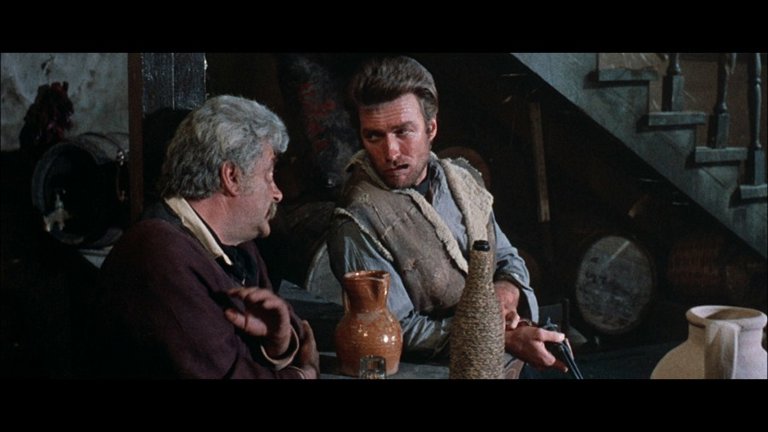 Screen capture from A Fistful of Dollars