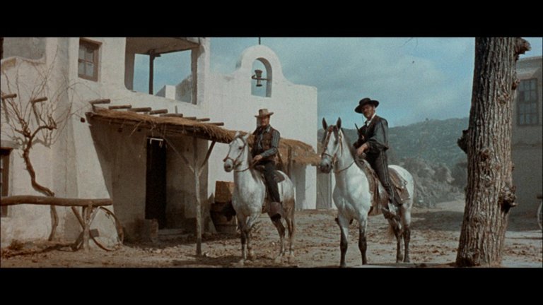 Screen capture from A Fistful of Dollars