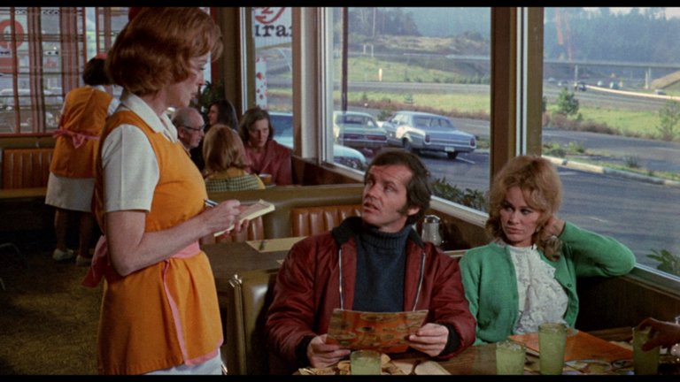 Screen capture from Five Easy Pieces