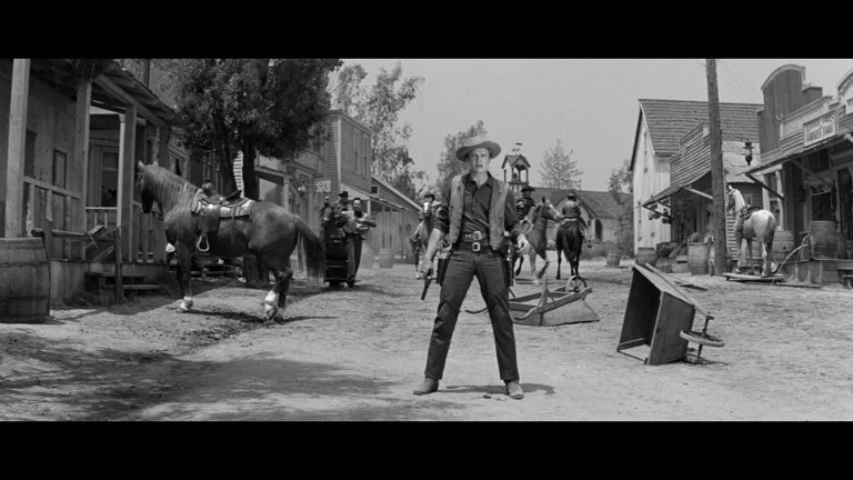 Screen capture from Forty Guns