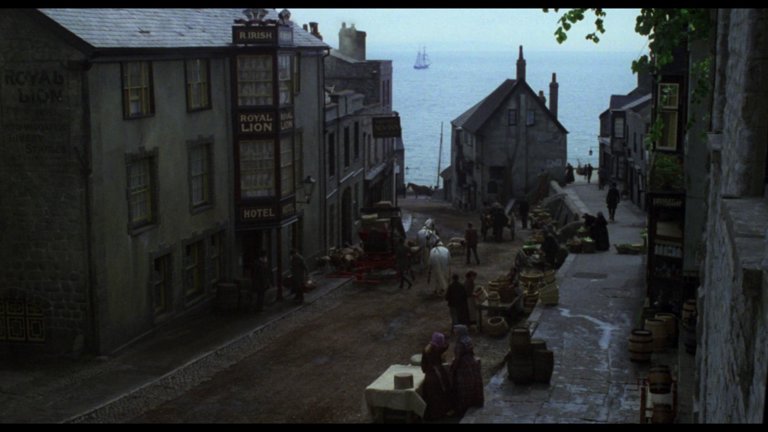 Screen capture from The French Lieutenant’s Woman