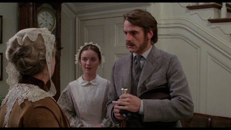 Screen capture from The French Lieutenant’s Woman