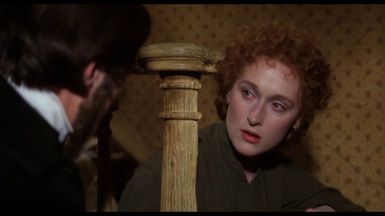 Screen capture from The French Lieutenant’s Woman